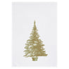 Geschirrtuch – Weihnachtsbaum | gold