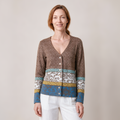 klassische Jacke braun – Vorderansicht