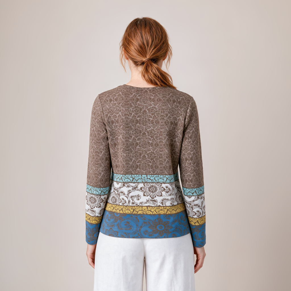 klassische Jacke braun – Rückansicht