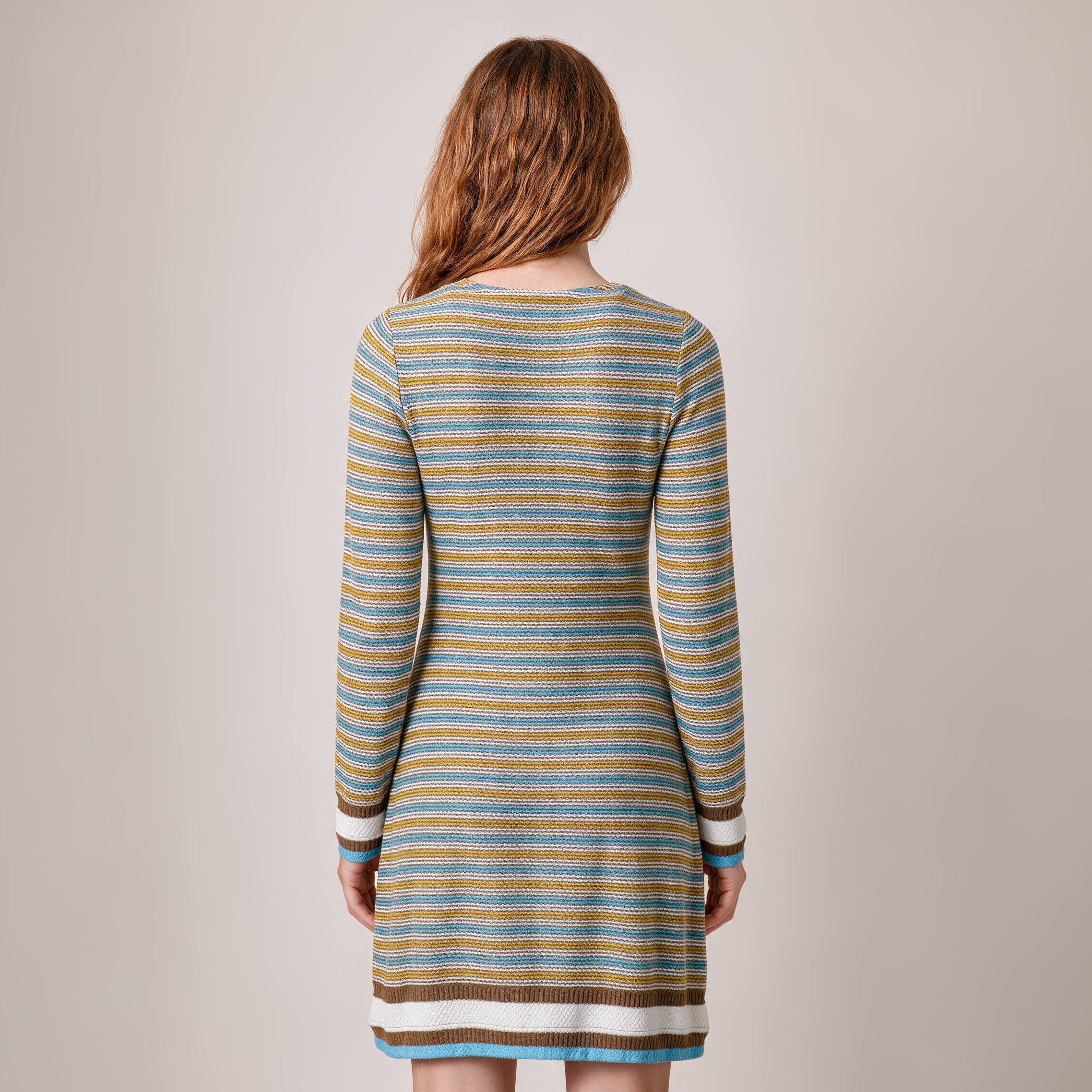 Kurzkleid braun – Rückansicht