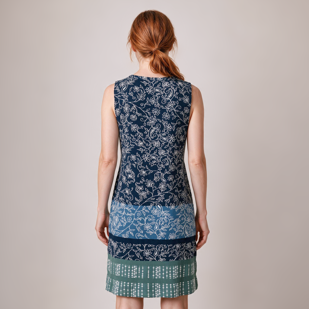 Longtop blau – Rückansicht