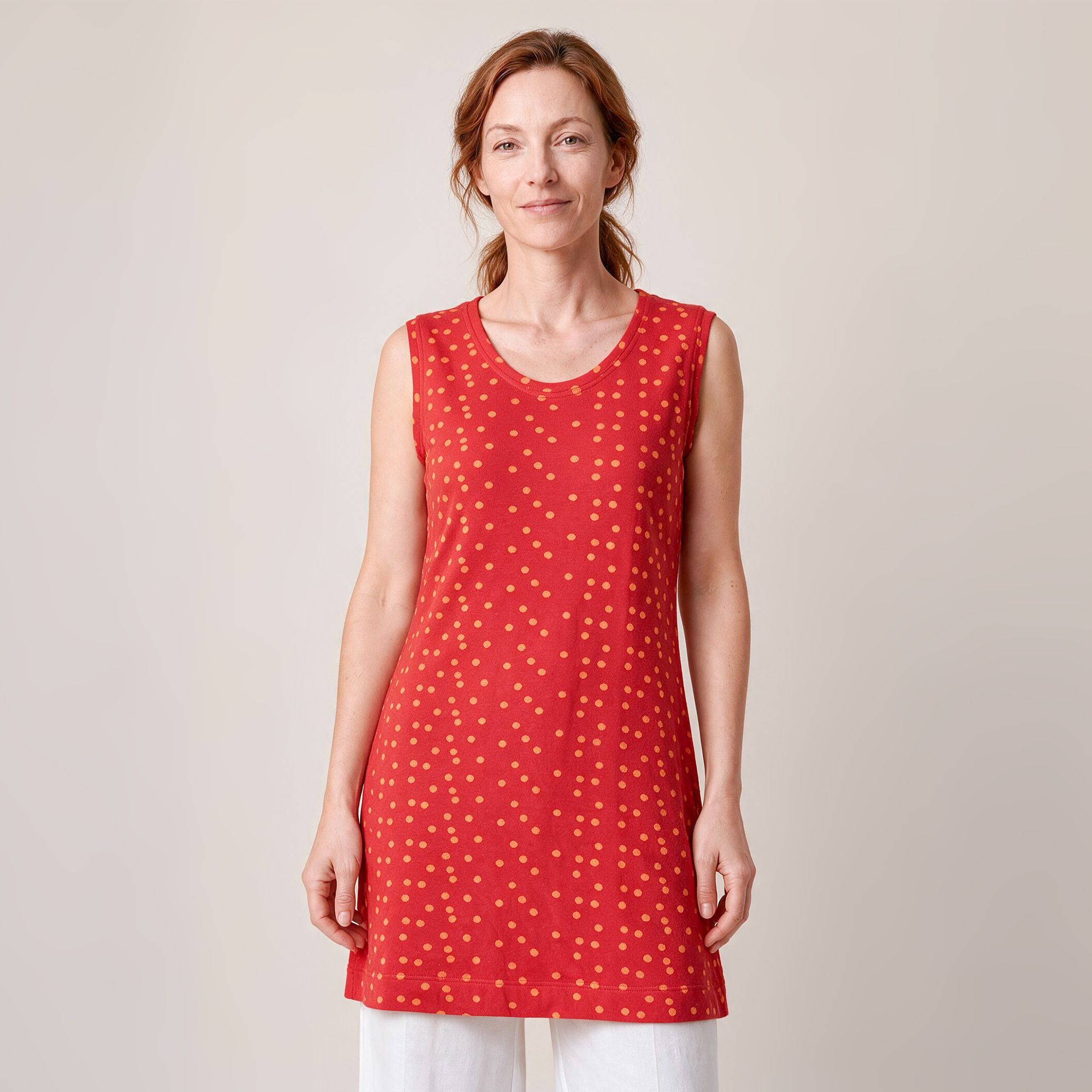 Longtop rot – Vorderansicht