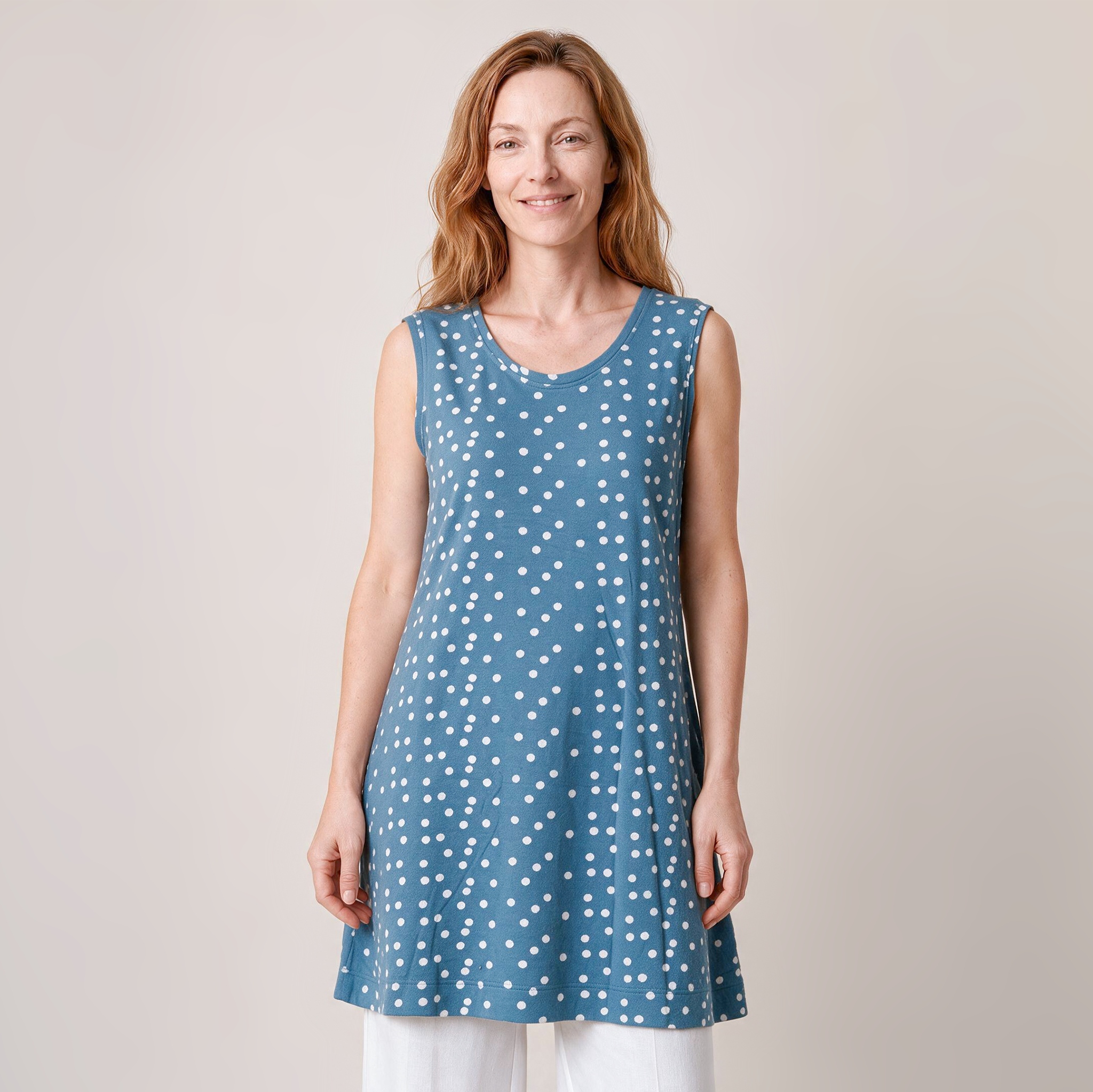 Longtop blau – Vorderansicht