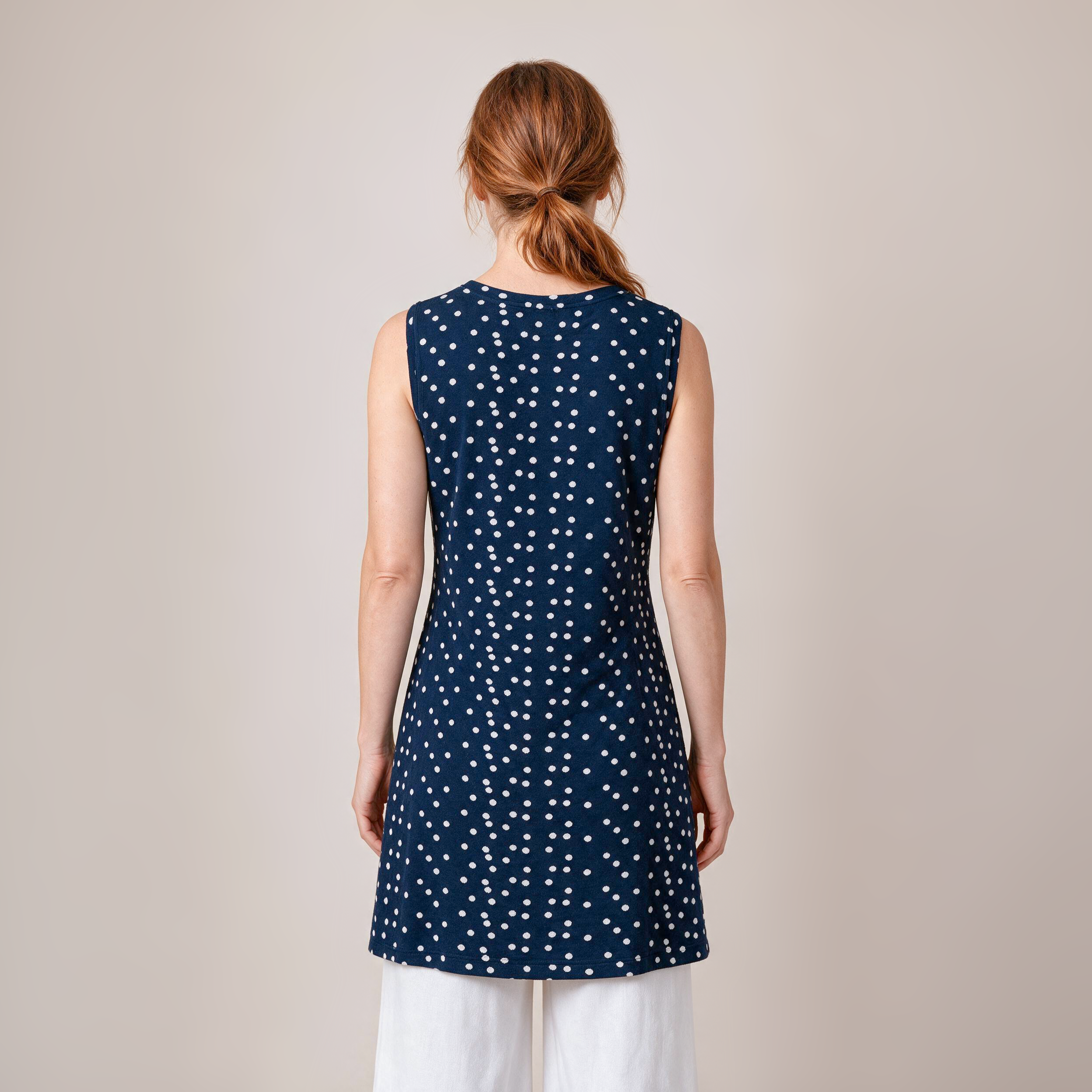 Longtop blau – Rückansicht