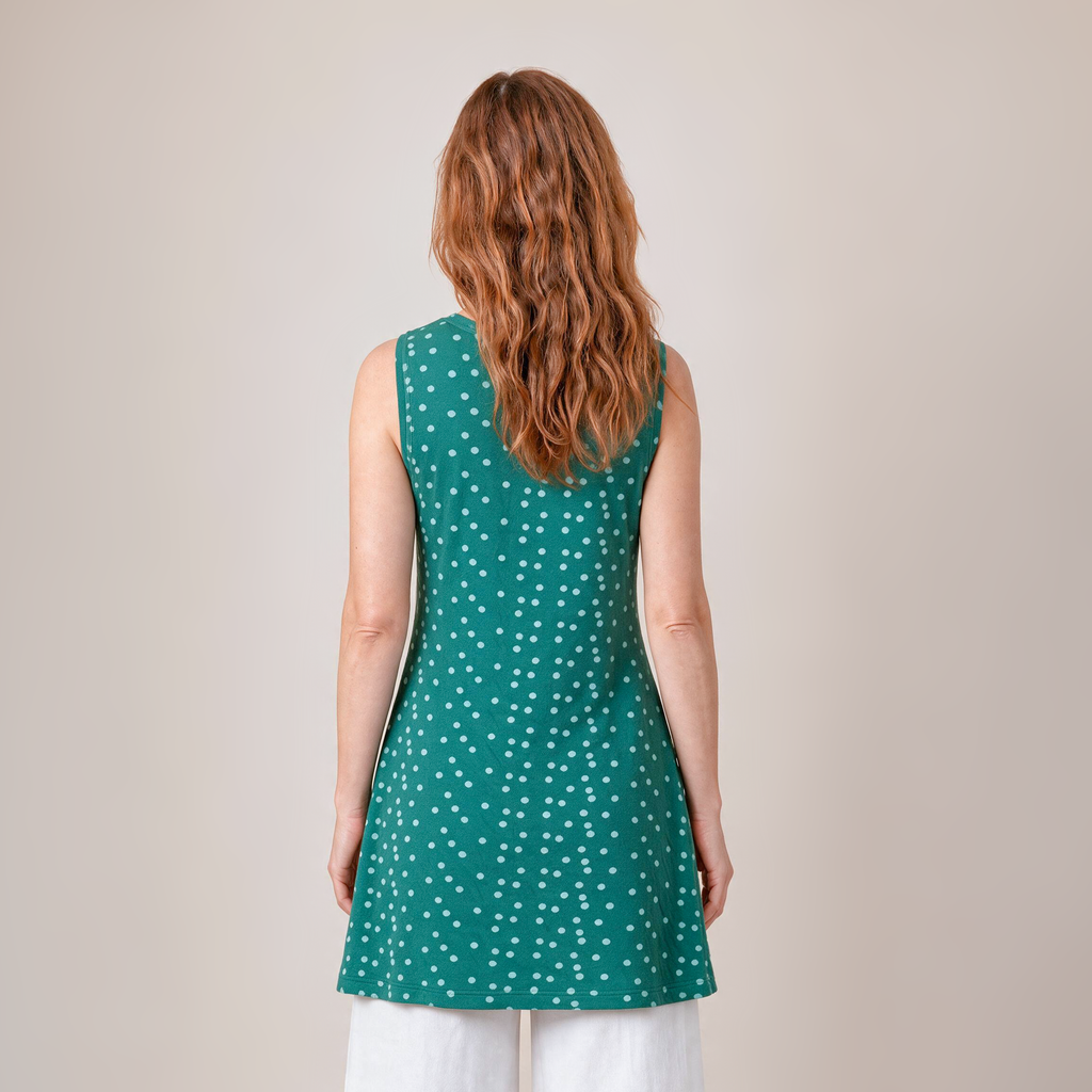 Longtop türkis – Rückansicht