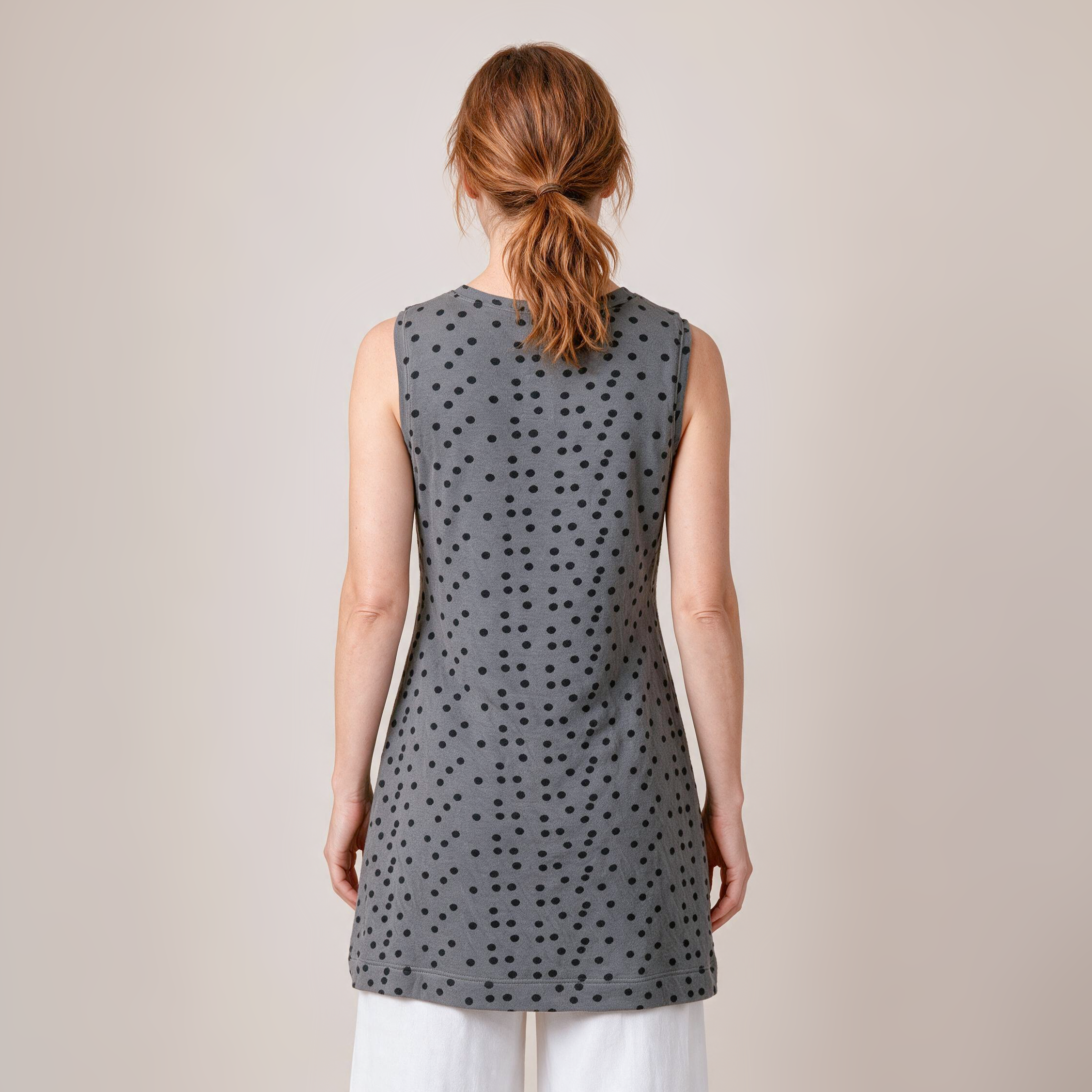 Longtop grau – Rückansicht