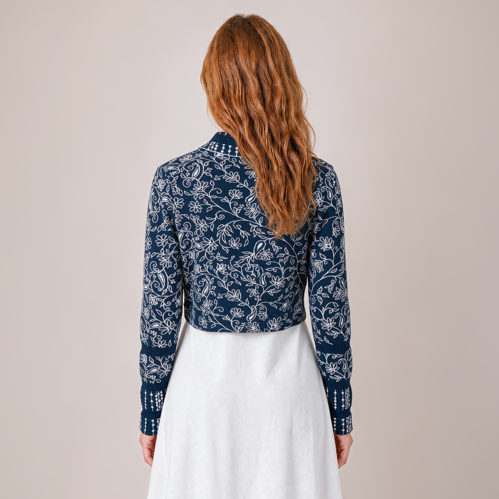 Bolero blau – Rückansicht