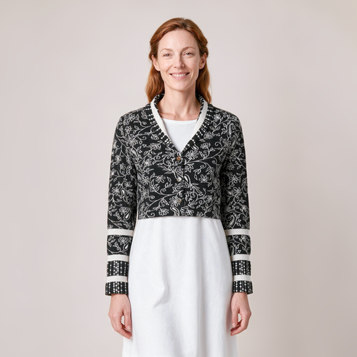 Bolero schwarz – Vorderansicht
