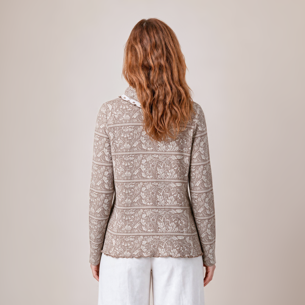 Hüllenjacke natur – Rückansicht