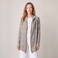 Hüllenjacke natur – Vorderansicht