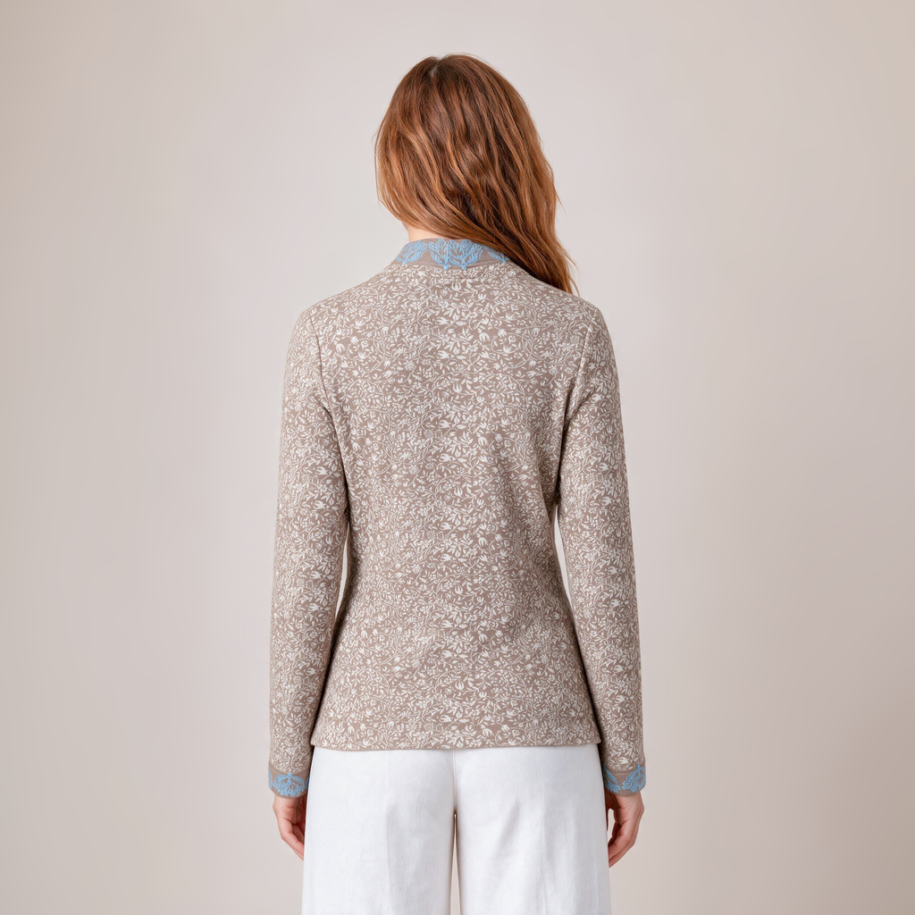 Hüllenjacke natur – Rückansicht