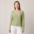 klassische Jacke grün – Vorderansicht
