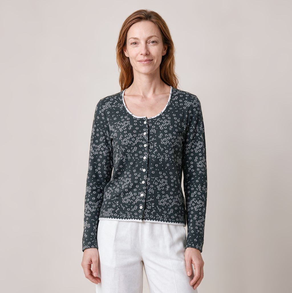 klassische Jacke grau – Vorderansicht
