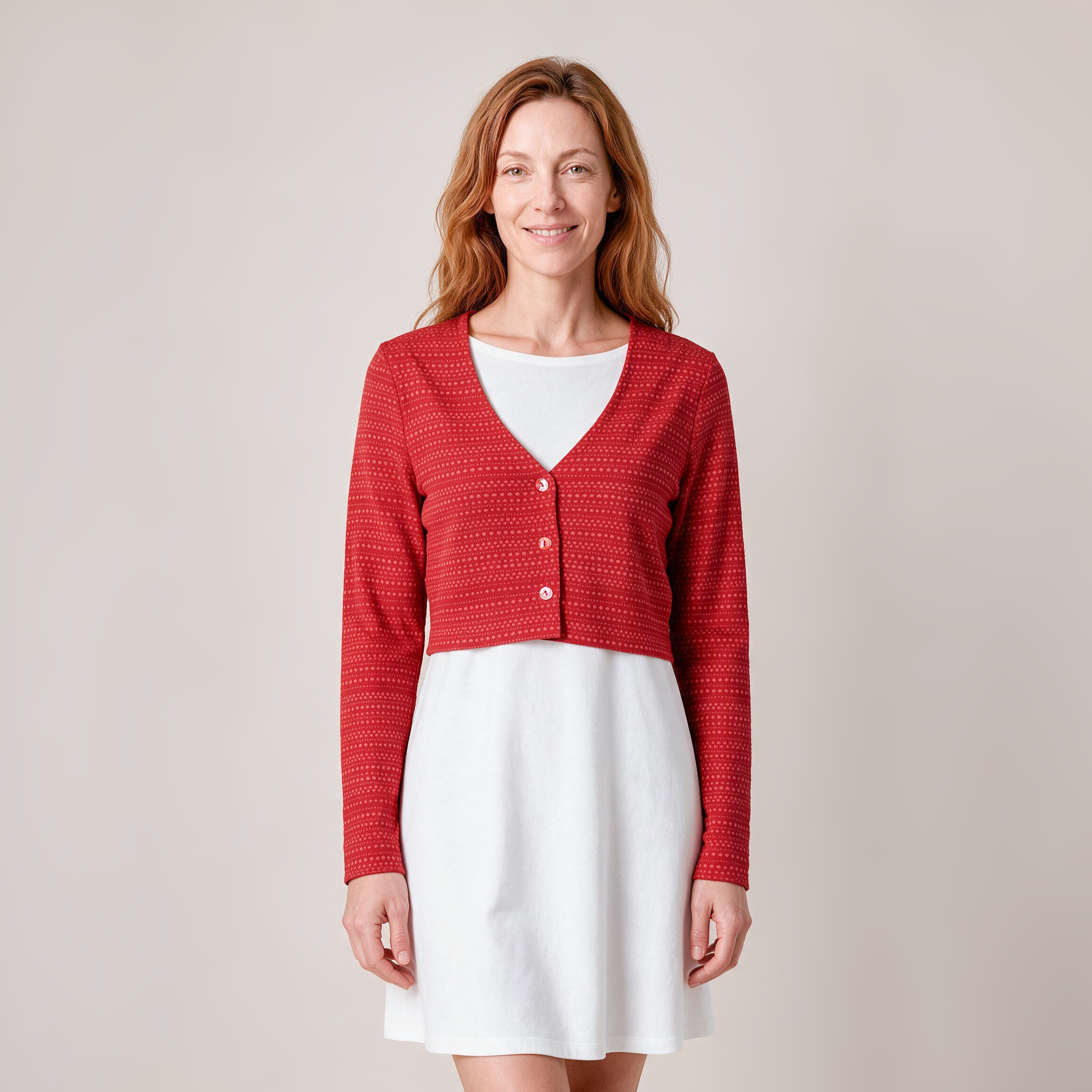 Bolero rot – Vorderansicht