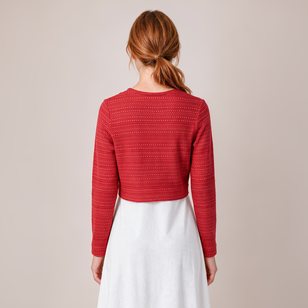 Bolero rot – Rückansicht