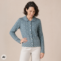 Jacke mit Falte