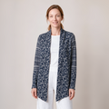 Hüllenjacke blau – Vorderansicht