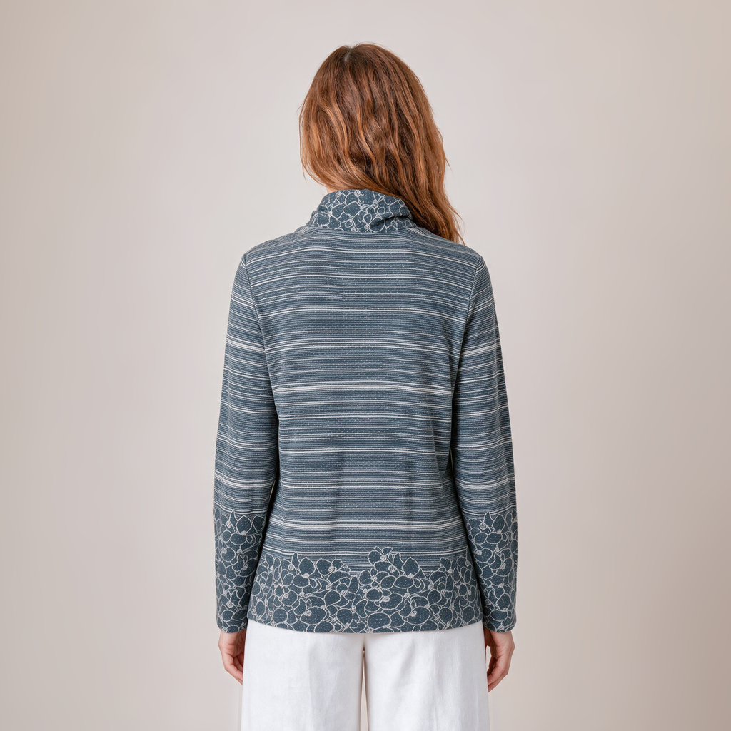 Hüllenjacke grau – Rückansicht