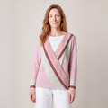 Wickeljacke rosa – Vorderansicht