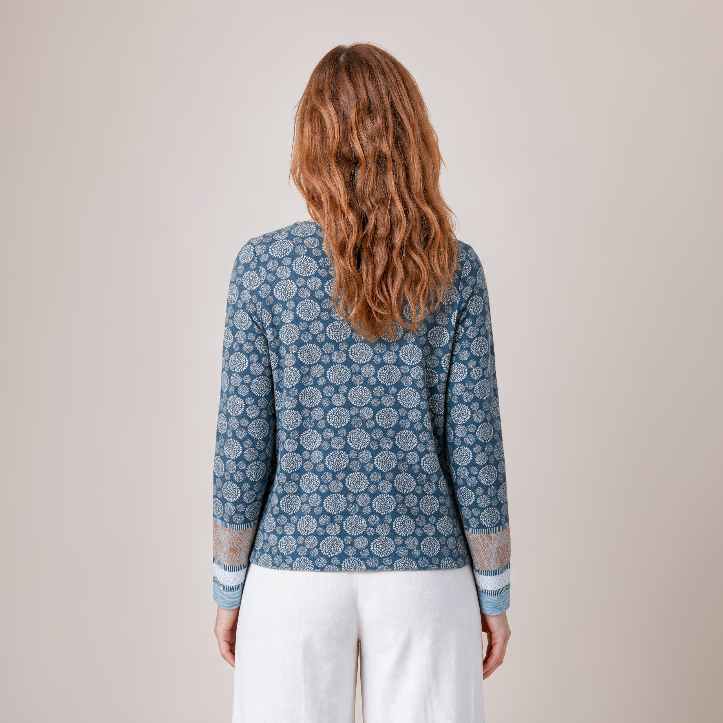 Wickeljacke blau – Rückansicht
