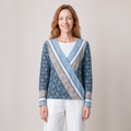 Wickeljacke blau – Vorderansicht