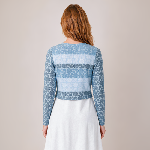 Bolero blau – Rückansicht