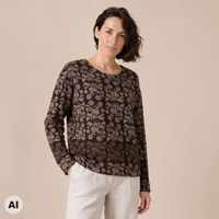 überschnittener Pullover