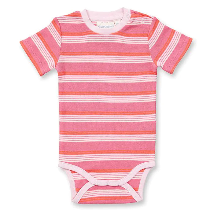 Kurzarmbody gestreift – Varin Retro