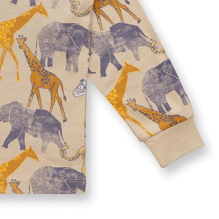 Schlafanzug – Long John Retro | Safari