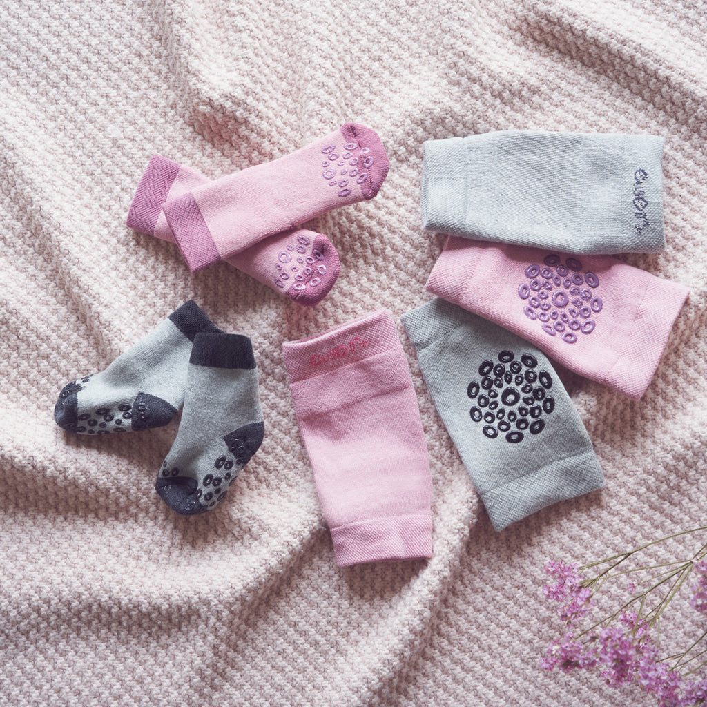 Krabbelsocken – uni
