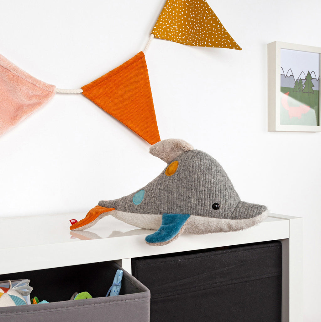 Kuscheltier – Delfin | Patchwork Sweety