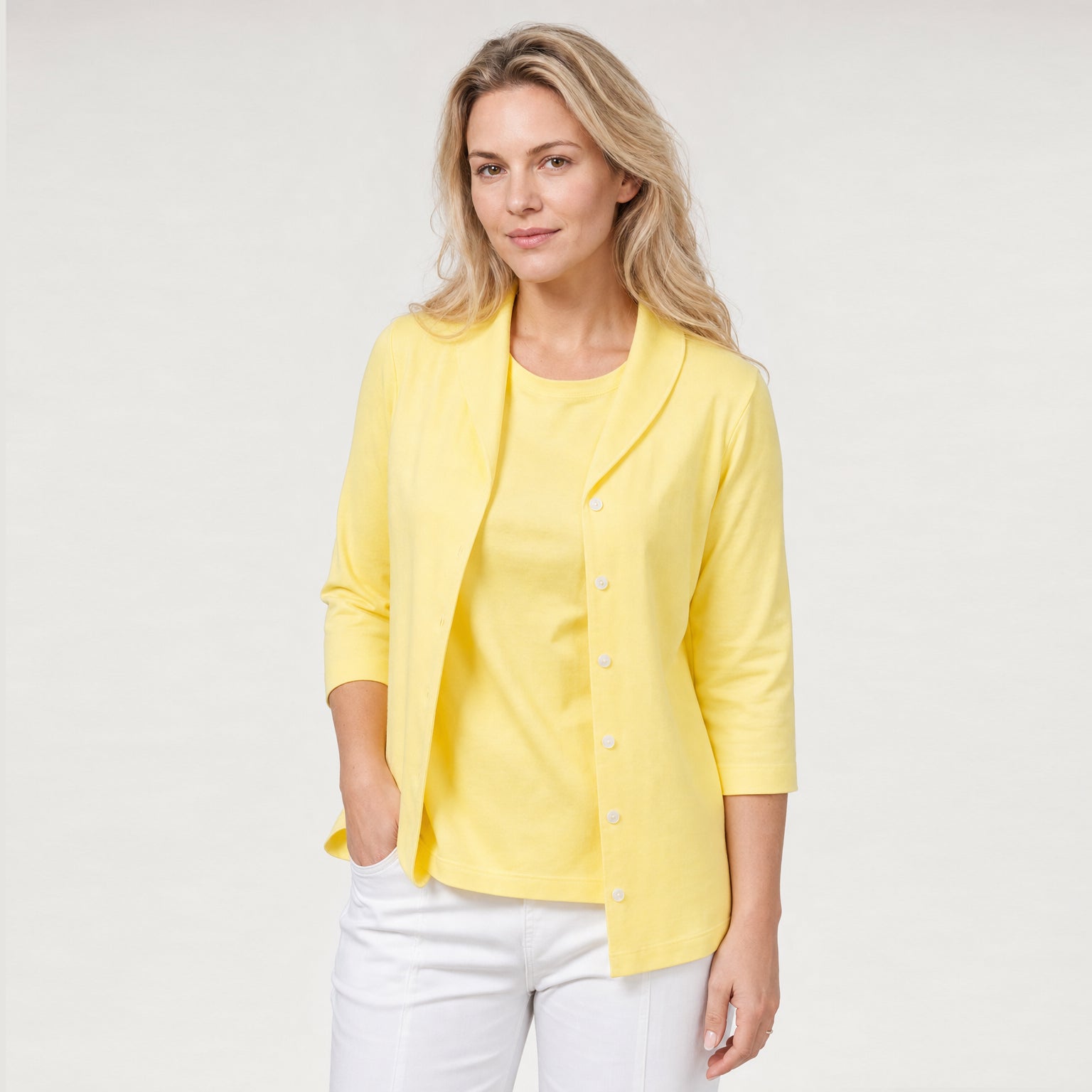 Schalkragenjacke