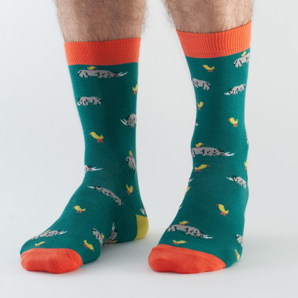 Bambus Herrensocken – Nashörner