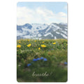 Mini-Postkarte – Alm