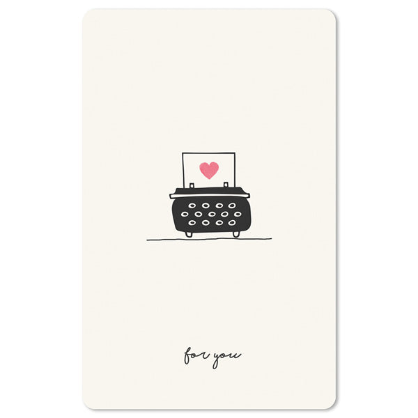 Mini-Postkarte – for you