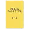 Mini-Postkarte – Think positive