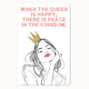 Mini-Postkarte – Queen