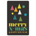 Mini-Postkarte – Merry x-mas