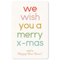 Mini-Postkarte – Wish you a merry x-mas