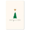 Mini-Postkarte – Christmas Heart & Tree