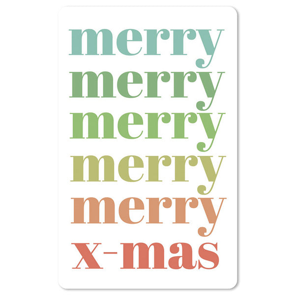 Mini-Postkarte – X-mas