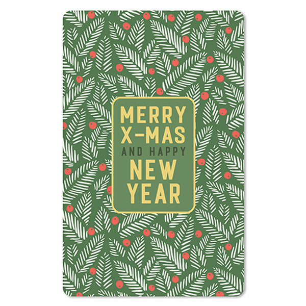 Mini-Postkarte – Merry X-Mas