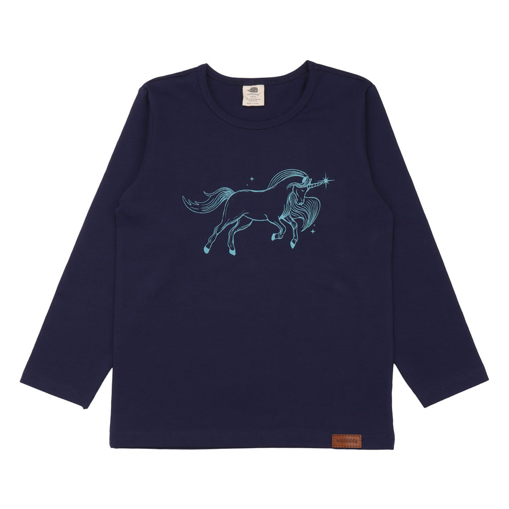 Langarmshirt – Einhorn