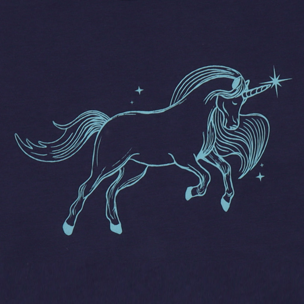 Langarmshirt – Einhorn