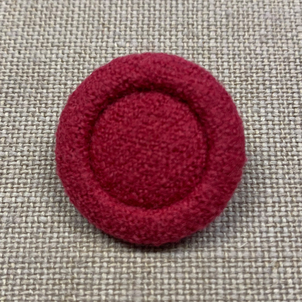 Wollknöpfe uni | rot-pink 44" – 5er-Set