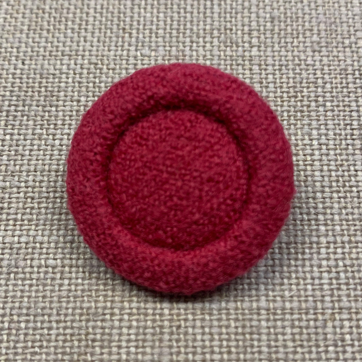 Wollknöpfe uni | rot-pink 44" – 5er-Set