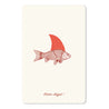 Mini-Postkarte – Keine Angst | Fisch