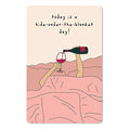 Mini-Postkarte – Hide under the blanket day