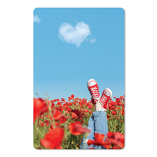 Mini-Postkarte – Blumenwiese