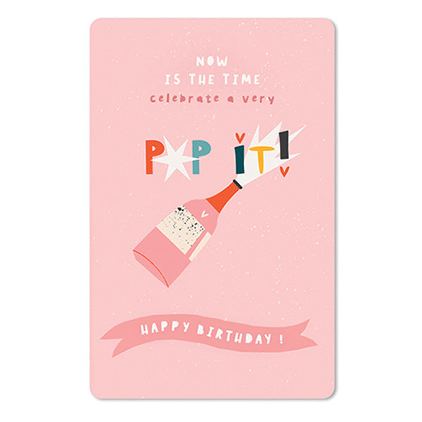 Mini-Postkarte – Happy Birthday